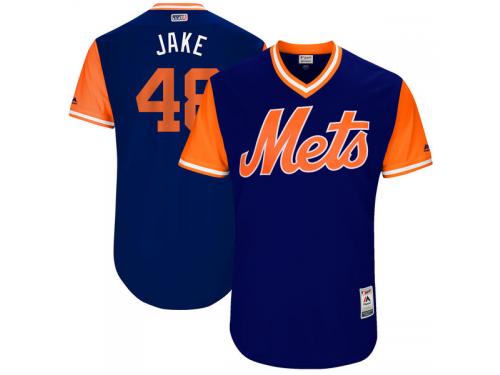 Youth New York Mets Jacob deGrom Jake Majestic Royal 2017 Players Weekend Jersey
