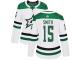 #15 Authentic Bobby Smith White Adidas NHL Away Women's Jersey Dallas Stars
