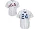 #24 Robinson Cano White Baseball Home Youth Jersey New York Mets Cool Base