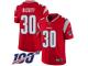 #30 Limited Jason McCourty Red Football Men's Jersey New England Patriots Inverted Legend 100th Season