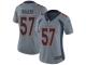 #57 Limited Demarcus Walker Silver Football Women's Jersey Denver Broncos Inverted Legend