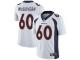 #60 Limited Connor McGovern White Football Road Men's Jersey Denver Broncos Vapor Untouchable