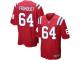 #64 Game Hjalte Froholdt Red Football Alternate Men's Jersey New England Patriots
