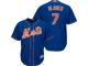 #7  Gregor Blanco Men's Royal Blue Baseball Jersey - Alternate Home New York Mets Cool Base