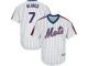 #7  Gregor Blanco Men's White Baseball Jersey - Alternate New York Mets Cool Base