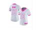 #73 Denver Broncos Russell Okung Limited Jersey Nike White Pink Rush Fashion NFL Women's