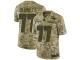 #77 Limited Michael Bennett Camo Football Men's Jersey New England Patriots 2018 Salute to Service