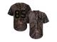 #85 Authentic Carlos Gomez Men's Camo Baseball Jersey - New York Mets Realtree Collection Flex Base