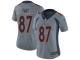 #87 Limited Noah Fant Silver Football Women's Jersey Denver Broncos Inverted Legend