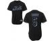 Black David Wright Men #5 Majestic MLB New York Mets Fashion Jersey