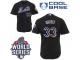 Black Matt Harvey Men #33 Majestic MLB New York Mets 2015 World Series Jersey