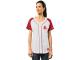 Boston Red Sox Majestic Women's Fashion Replica Jersey - White Red