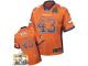 Game T.J. Ward Men Jersey - Denver Broncos #43 Drift Fashion Orange Super Bowl 50 Bound Nike NFL