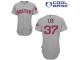 Grey Bill Lee Men #37 Majestic MLB Boston Red Sox Cool Base Road Jersey