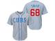 Grey Jorge Soler Women #68 Majestic MLB Chicago Cubs Cool Base Alternate Road Jersey