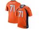 Legend Vapor Untouchable Men's Austin Schlottmann Denver Broncos Nike Jersey - Orange