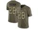 Limited Men's Royce Freeman Olive Camo Jersey NFL Nike Denver Broncos #28 2017 Salute to Service