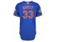 Matt Harvey New York Mets Majestic Authentic Player Jersey with 2015 World Series Patch - Royal