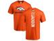 Men #22 Kareem Jackson Orange Football Backer Denver Broncos T-Shirt