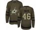 Men Adidas Dallas Stars #46 Gemel Smith Green Salute to Service NHL Jersey
