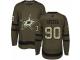 Men Adidas Dallas Stars #90 Jason Spezza Green Salute to Service NHL Jersey