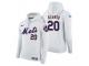 Men New York Mets Pete Alonso Nike White Home Hoodie