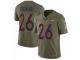Men Nike Denver Broncos #26 Darian Stewart Limited Olive 2017 Salute to Service NFL Jersey