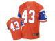 Men Nike Denver Broncos #43 T.J. Ward Game Orange Jersey