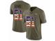 Men Nike Denver Broncos #51 Todd Davis Limited Olive/USA Flag 2017 Salute to Service NFL Jersey