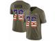 Men Nike Denver Broncos #76 Max Garcia Limited Olive/USA Flag 2017 Salute to Service NFL Jersey