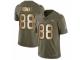 Men Nike Denver Broncos #88 Demaryius Thomas Limited Olive/Gold 2017 Salute to Service NFL Jersey