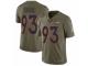 Men Nike Denver Broncos #93 Jared Crick Limited Olive 2017 Salute to Service NFL Jersey