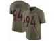 Men Nike Denver Broncos #94 Domata Peko Limited Olive 2017 Salute to Service NFL Jersey