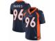 Men Nike Denver Broncos #96 Shelby Harris Navy Blue Alternate Vapor Untouchable Limited Player NFL Jersey