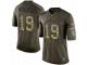 Men Nike New England Patriots #19 Malcolm Mitchell Limited Green Salute to Service NFL Jersey