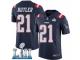 Men Nike New England Patriots #21 Malcolm Butler Limited Navy Blue Rush Vapor Untouchable Super Bowl LII NFL Jersey