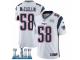 Men Nike New England Patriots #58 Shea McClellin White Vapor Untouchable Limited Player Super Bowl LII NFL Jersey