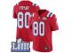 Men Nike New England Patriots #80 Irving Fryar Red Alternate Vapor Untouchable Limited Player Super Bowl LIII Bound NFL Jersey