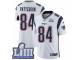 Men Nike New England Patriots #84 Cordarrelle Patterson White Vapor Untouchable Limited Player Super Bowl LIII Bound NFL Jersey