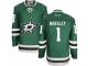Men Reebok Dallas Stars #1 Gump Worsley Premier Green Home NHL Jersey