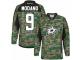 Men Reebok Dallas Stars #9 Mike Modano Camo Veterans Day Practice NHL Jersey