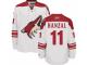 Men Reebok Phoenix Coyotes #11 Martin Hanzal Premier White Away NHL Jersey