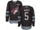 Men's Adidas Arizona Coyotes #5 Connor Murphy Premier Black 1917-2017 100th Anniversary NHL Jersey