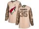 Men's Adidas Darcy Kuemper Authentic Camo NHL Jersey Arizona Coyotes #35 Veterans Day Practice