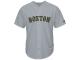 Men's Boston Red Sox Majestic Gray 2016 Fashion Memorial Day Cool Base Jersey