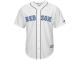 Men's Boston Red Sox Majestic White Fashion 2016 Father's Day Cool Base Replica Jersey