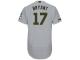Men's Chicago Cubs Kris Bryant Majestic Gray 2017 Memorial Day Authentic Collection Flex Base Player Jersey