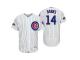 Men's Cubs 2018 Postseason White Ernie Banks Flex Base Home Jersey