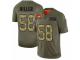 Men's Denver Broncos #58 Von Miller 2019 Olive Camo Salute To Service Jersey