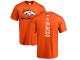 Men's Denver Broncos Joe Flacco NFL Pro Line Orange Backer T-Shirt